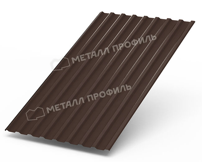 Профнастил МП20 х 1100 - R (Steelmatt-20-8017-0.4±0.08мм) в Лыткарино