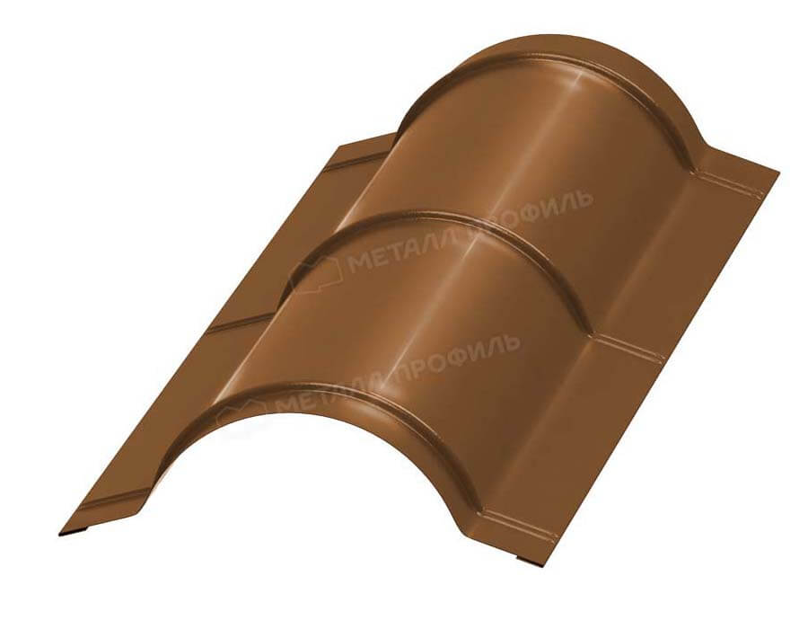 Планка конька круглого R110х2000 (PURMAN-20-Argillite-0.5)