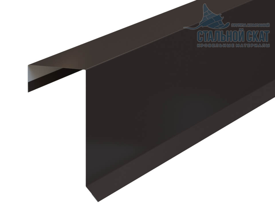 Планка торцевая кровельная FASTCLICK 65х130х2000 (PURETAN-20-RR32-0.5)