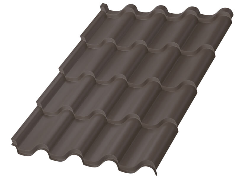 Металлочерепица МП Монтерроса-SL (VALORI-20-Песчано-серый-0.5)