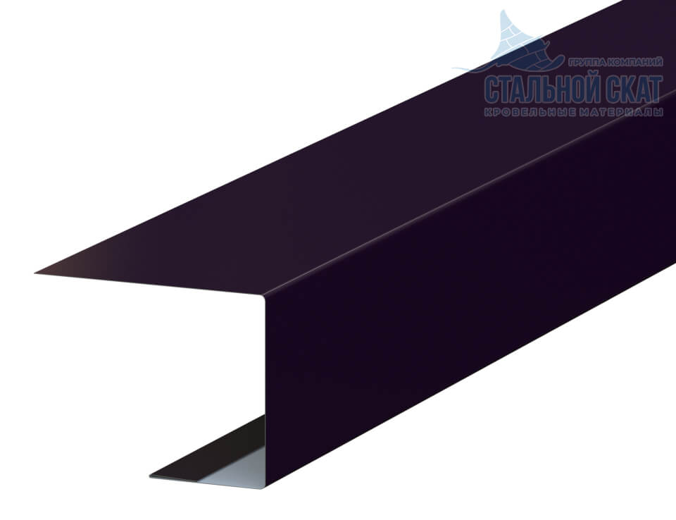 Планка завершающая FASTCLICK 50х38х3000 (VALORI-20-Violet-0.5)