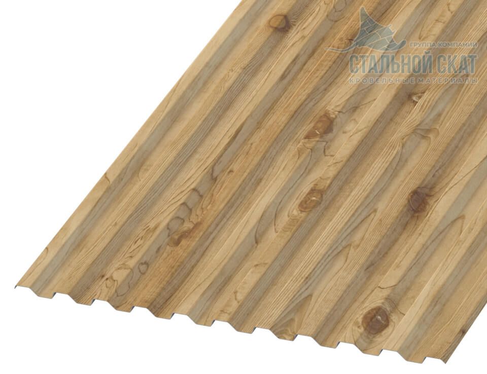 Профнастил С21 х 1000 - A (ECOSTEEL_MA-01-Сосна-0.5)