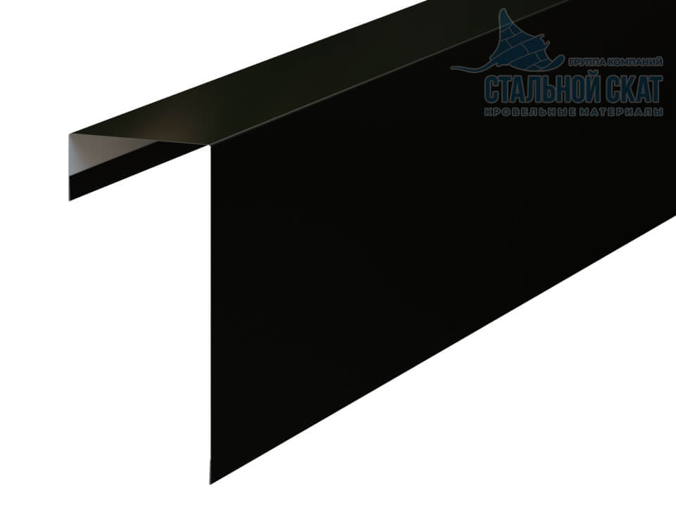 Планка торцевая фасадная FASTCLICK 139х65х3000 (VikingMP E-20-9005-0.5)